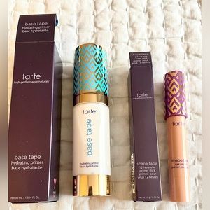 Tarte NIB full size shape tape hydrating primer and 12-hour eye primer stick
